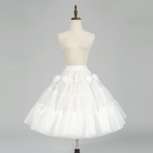 【现货】衬裙 玻璃纱暴力A三段/四段 古典玩偶 Lolita 商品图6