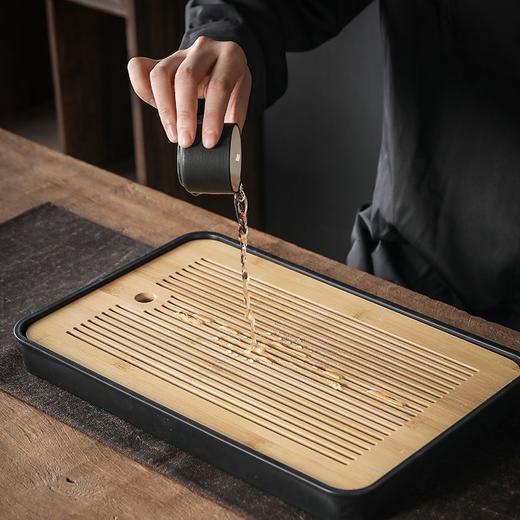 轻奢黑陶简约套装提梁壶整套功夫茶具茶杯高档家用办公室喝茶小套 商品图4