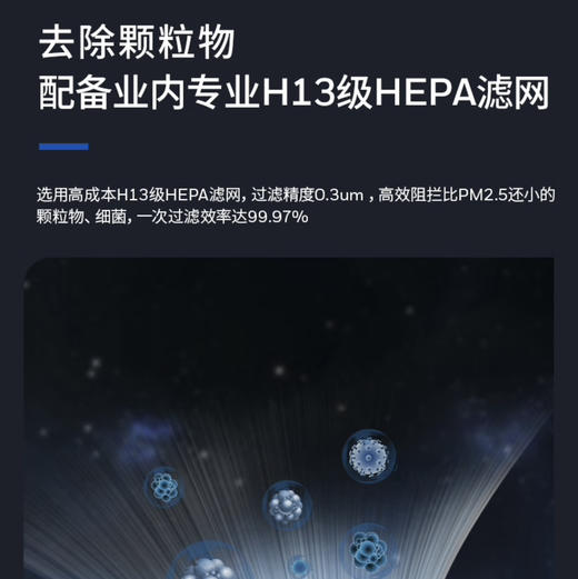 霍尼韦尔（honeywell） 空气净化器办公会议商用除甲醛PM2.5二手烟除菌大空间 HW-H08A 商品图8