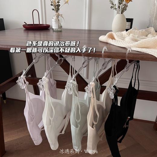 【超薄果冻内衣！舒适轻薄】夏季薄款软支撑，裸感冰透轻薄内衣女，亲肤舒适 一触即凉，冰感超薄面膜文胸，无痕运动美背，无钢圈聚拢无痕文胸罩！ 商品图4
