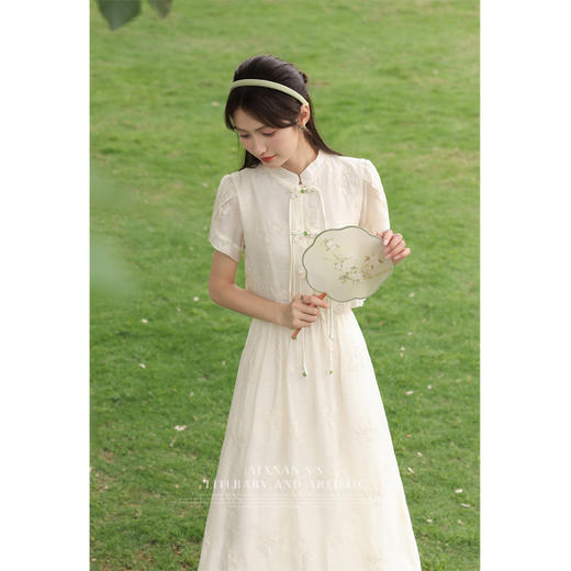 【65折秒杀】鹿向南《帕西庄园》夏季新款设计感衬衫上衣XN30119-1 商品图1