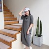 2023夏季新款洋气个性百搭宽松中长款过膝连衣裙 商品缩略图2