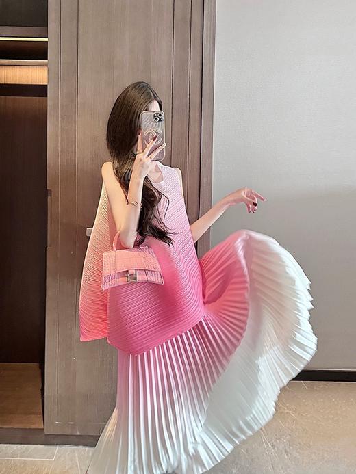 女压褶渐变裙 商品图0