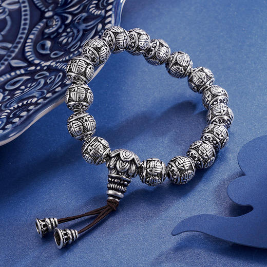 子佩集S990银【福字】手串【KDFSC001】 商品图8