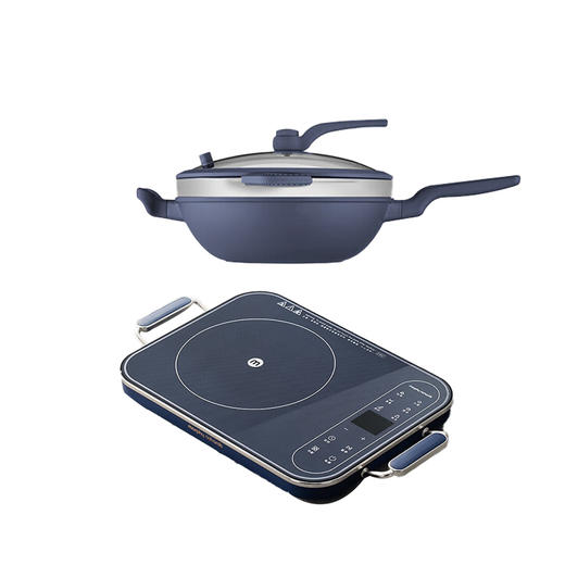 （分两个包裹）炊大皇全能王炒锅32cmCKNQ6432MF+摩飞电磁炉MR8900【鲜知10.0】 商品图0