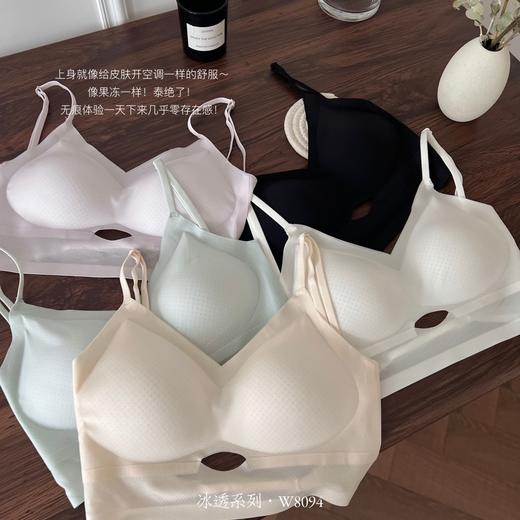 【超薄果冻内衣！舒适轻薄】夏季薄款软支撑，裸感冰透轻薄内衣女，亲肤舒适 一触即凉，冰感超薄面膜文胸，无痕运动美背，无钢圈聚拢无痕文胸罩！ 商品图2
