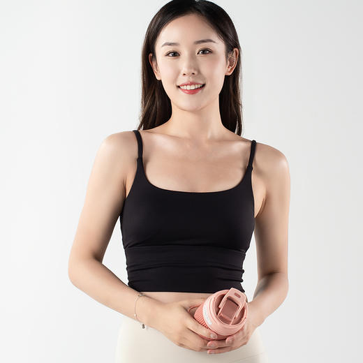 跃牌【化蝶双飞】系列交叉美背裸感运动健身瑜伽背心TM0107（可拆胸垫） 商品图2