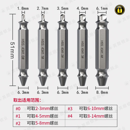 〖7158〗双头断丝滑丝取出器 商品图1