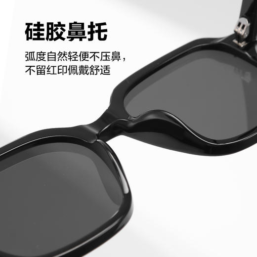 普莱斯太阳镜T7103 潮流大框出街必备 偏光超黑 三色可选 商品图6