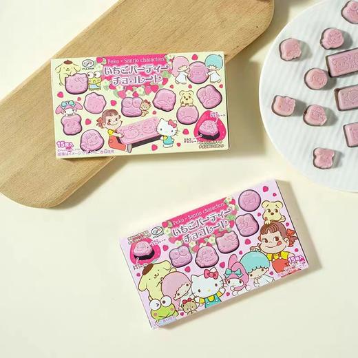 不二家 草莓派对可可脂巧克力40g 商品图3