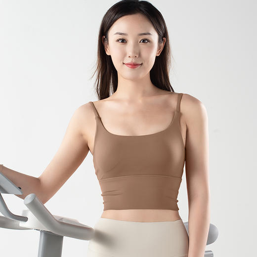 跃牌【化蝶双飞】系列交叉美背裸感运动健身瑜伽背心TM0107（可拆胸垫） 商品图6