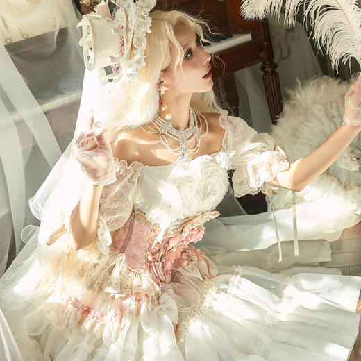 【现货】衬裙 玻璃纱暴力A三段/四段 古典玩偶 Lolita 商品图2