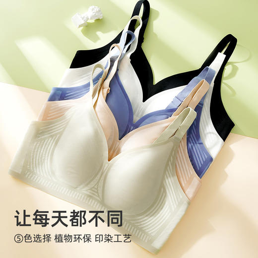 【夏天必备】新款超薄凉感冰丝，无痕显小固定。大胸不再尴尬，走到哪里自信向前。轻盈果冻条，柔软支撑兔耳朵杯。让你舒适呼吸，随性舞动身心 商品图3