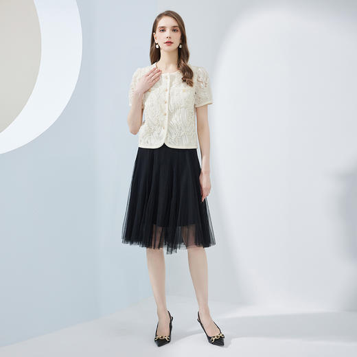 NF8H5斯尔丽瑟俪2023夏季法式浪漫柔美减龄套装 商品图3