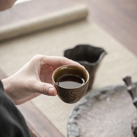 粗陶复古茶具套装陶瓷功夫茶具套装家用简约办公茶壶茶杯茶盘盖碗 商品图5