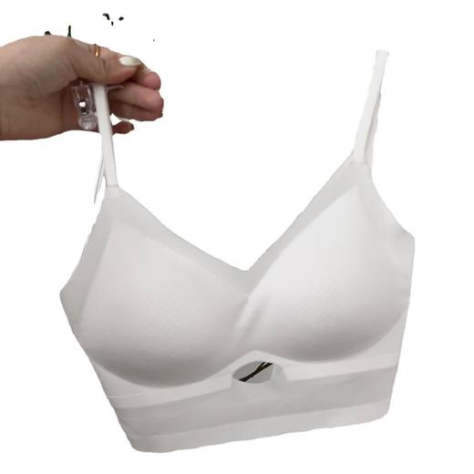 【超薄果冻内衣！舒适轻薄】夏季薄款软支撑，裸感冰透轻薄内衣女，亲肤舒适 一触即凉，冰感超薄面膜文胸，无痕运动美背，无钢圈聚拢无痕文胸罩！ 商品图5