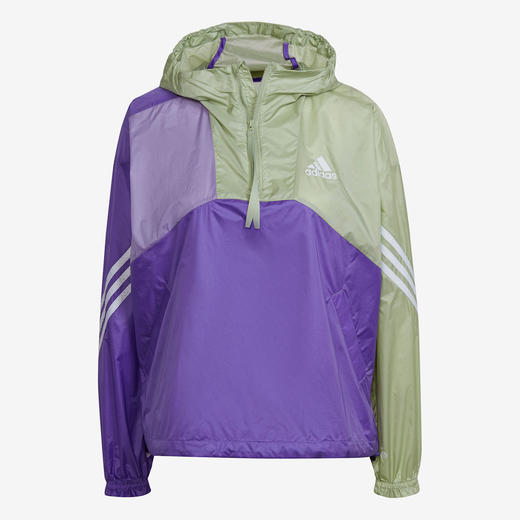 Adidas/阿迪达斯男女梭织连帽休闲运动夹克外套 H48581 商品图3