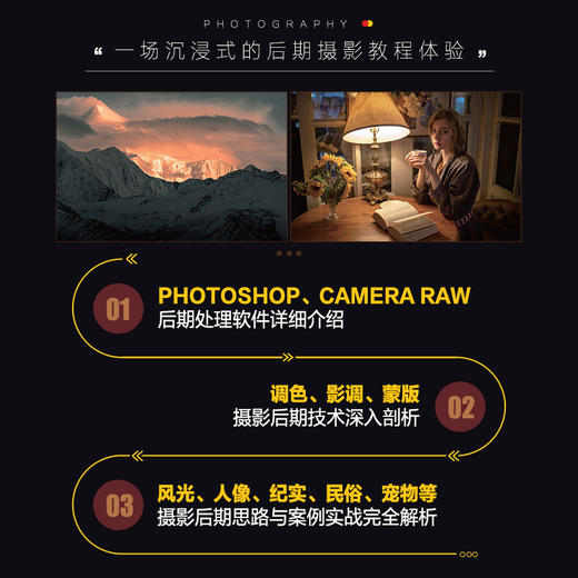 影像之美 视觉中国500px*摄影教程 后期篇 摄影后期教程书PS摄影书籍调色影调构图ACR教程风光人像纪实修图实战 商品图1