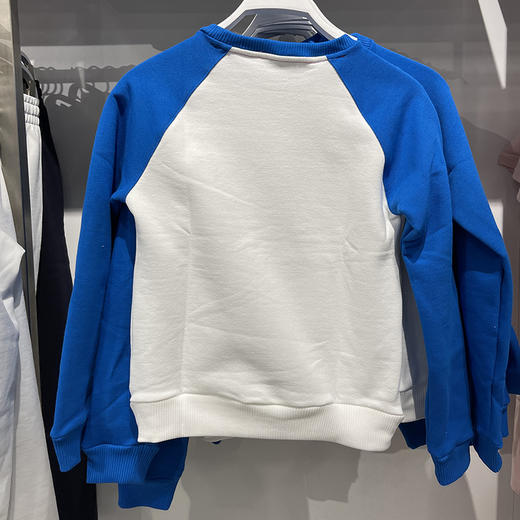 法国产 Lacoste/法国鳄鱼 女圆领刺绣标插肩袖套头长袖卫衣SF7093 商品图2