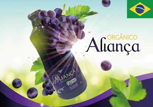 【巴西进口】 非浓缩还原果汁（NFC） 0添加  100%天然有机葡萄汁 1L/瓶 商品图1