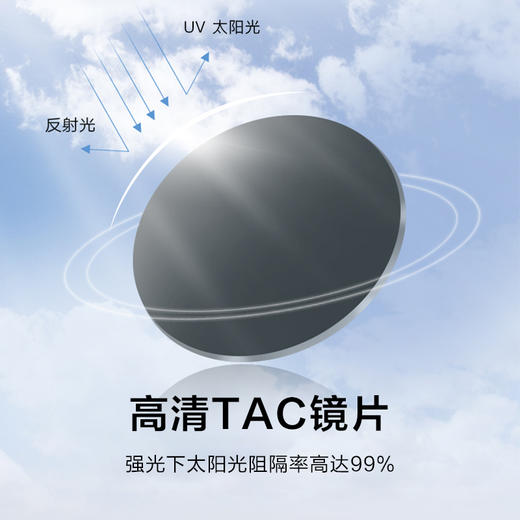 普莱斯太阳镜LY2301 修颜不挑脸 偏光超黑 不规则型框 三色可选 商品图7