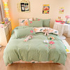 全棉水洗棉边角绣花四件套 商品缩略图1