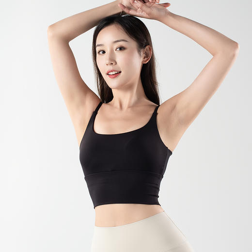跃牌【化蝶双飞】系列交叉美背裸感运动健身瑜伽背心TM0107（可拆胸垫） 商品图9