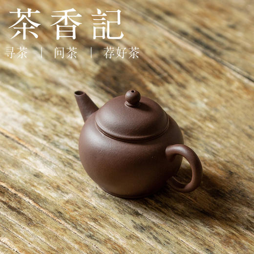 茶香记 紫砂壶 紫泥薄胎小水平 茶壶 身骨轻盈 功夫茶具 商品图1