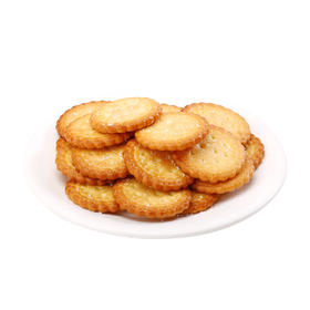 佬食仁日式小圆饼400g干整箱天日盐奶盐味网红零食早餐下午茶