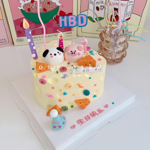 奶酪立体小动物蛋糕-低糖处理无添加 商品图1