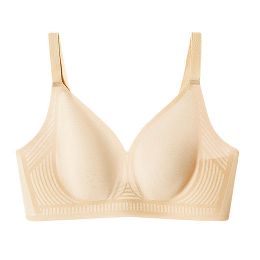 【夏天必备】新款超薄凉感冰丝，无痕显小固定。大胸不再尴尬，走到哪里自信向前。轻盈果冻条，柔软支撑兔耳朵杯。让你舒适呼吸，随性舞动身心 商品图5