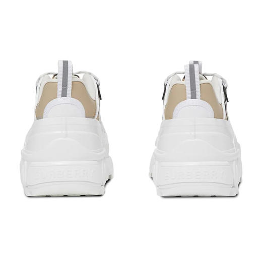 BURBERRY 巴宝莉 女士 Vintage 格纹棉质拼皮革 Arthur 休闲运动鞋 格子 8056928 A7026 商品图3