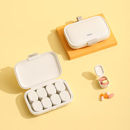 FaSoLa 药盒分装便携式随身迷你收纳盒大容量7天早中晚药片盒 商品图6