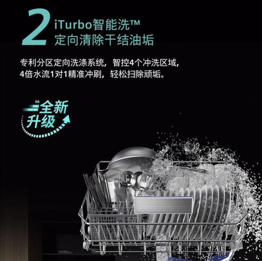 西门子（SIEMENS）洗碗机 SJ65ZX00MC 带黑色面板 商品图3