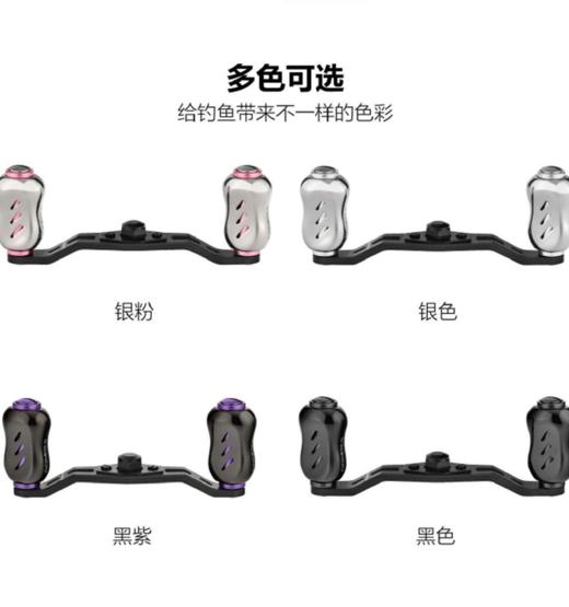 Gomexus革梦士银河钛合金STEEZ蜘蛛蒙塔尼碳素水滴轮摇臂改装手把 商品图1