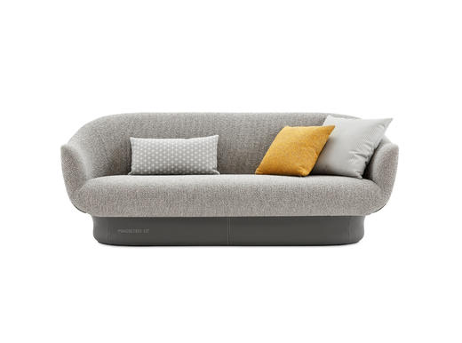 Vesken 三人沙发 | 皮布面料可选，详询客服 商品图0