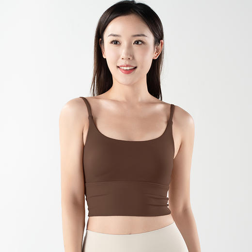 跃牌【化蝶双飞】系列交叉美背裸感运动健身瑜伽背心TM0107（可拆胸垫） 商品图10