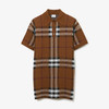 BURBERRY 巴宝莉 女士格纹羊毛提花 Polo 衫式连衣裙 格子 8063217 A8900 商品缩略图0