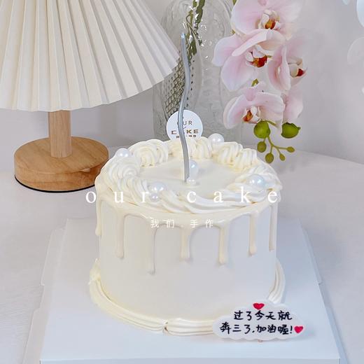 纯白色复古蛋糕-低糖处理无添加 商品图1