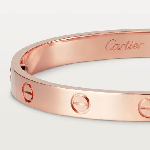 【预定款】 CARTIER 卡地亚 LOVE手镯 男女通款 宽6.1毫米 18K玫瑰金 B6067417 商品图2