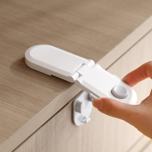 FaSoLa 儿童锁扣宝宝防夹手防护抽屉扣柜门柜子冰箱防开门窗户卡扣安全锁 商品图4