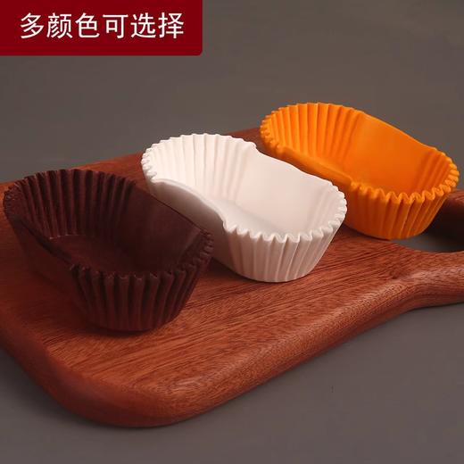拔丝蛋糕船型纸模 耐高温长方蛋糕纸托 雪芳纸杯 约500个/条&20个装（两种型号可选） 商品图1