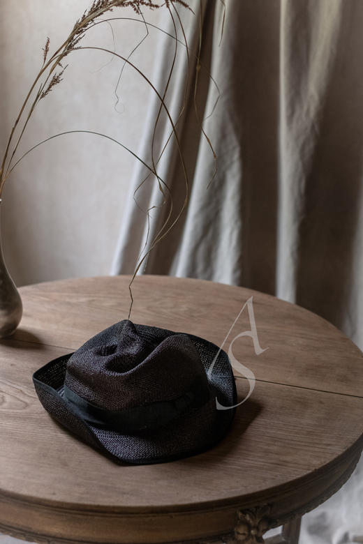 Paul Harnden  黑色HAYMAKER卷边礼帽 商品图0