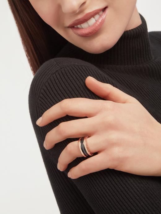 【预定款】BVLGARI 宝格丽  B.ZERO1 18K玫瑰金+白色陶瓷 戒指 AN855962/AN855964 商品图11