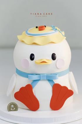 【翻糖定制款】立体小鸭子