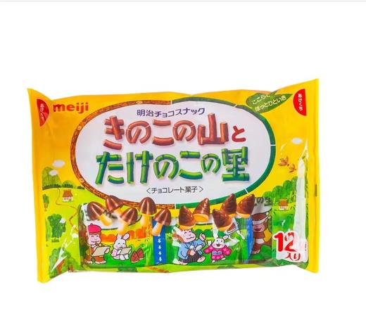 日本明治蘑菇造型原味巧克力72g 商品图3