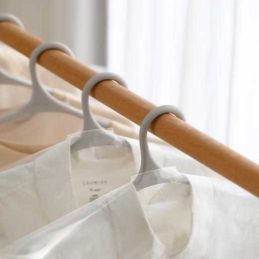 FaSoLa 衣服防尘盖布防尘罩透明挂式衣柜衣罩西装套子大衣防尘袋收纳家用 商品图5