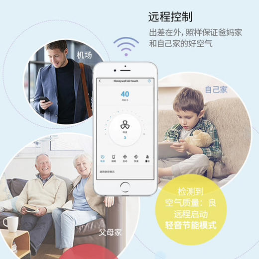 霍尼韦尔（honeywell） 空气净化器办公会议商用除甲醛PM2.5二手烟除菌大空间 HW-H08A 商品图12