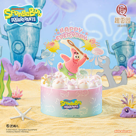 1【派大星】泡泡幻想乳酪动物奶油蛋糕1 商品图0