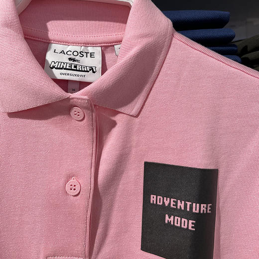 Lacoste/法国鳄鱼 女士春秋季翻领短款宽松套头长袖POLO衫DF6293 商品图3